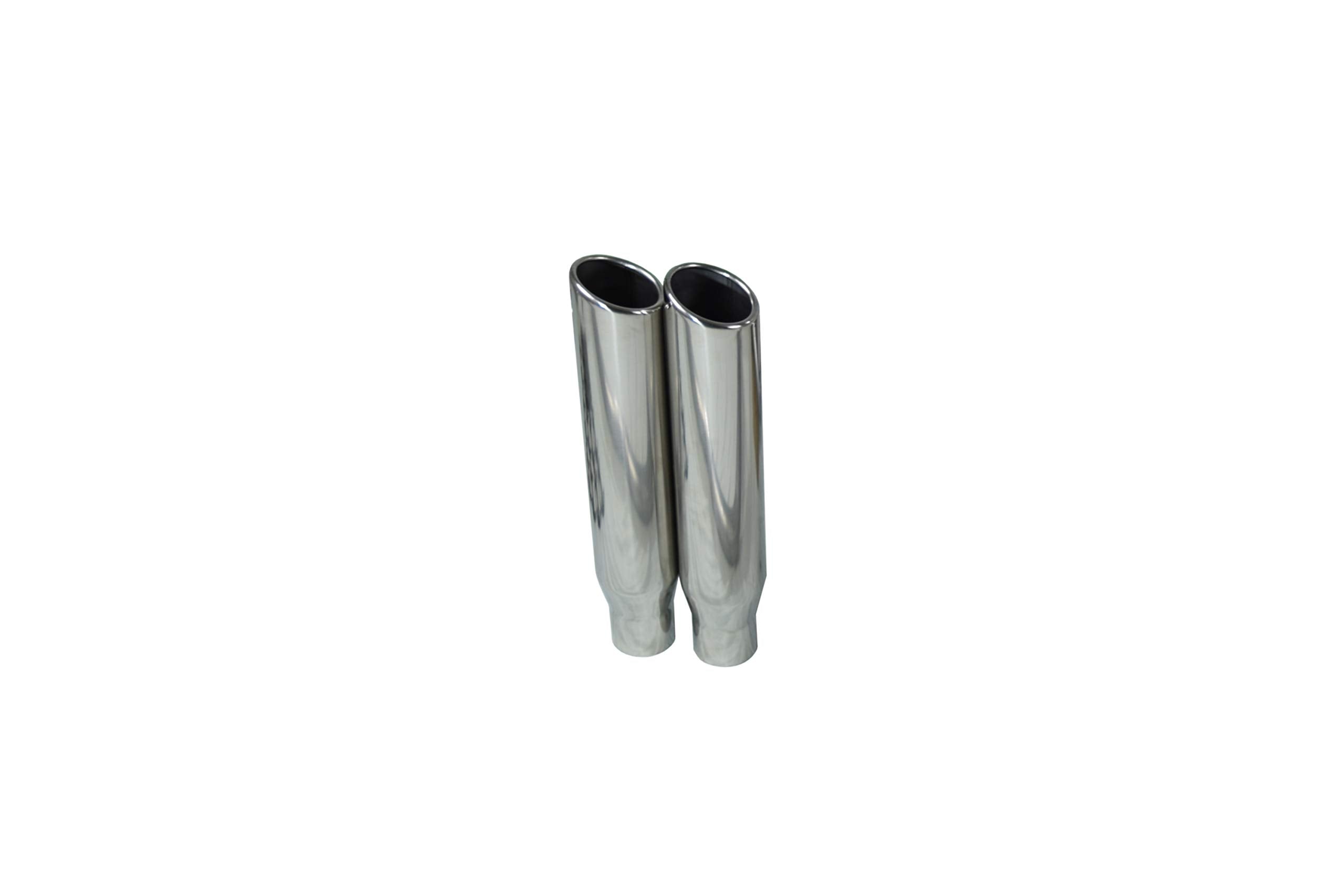 Truck Exhaust Kits - Shop Line Dual Exhaust System 2.5 Inch Aluminized Pipe Borla Pro Xs Stainless Muffler Polished Rolled Tips With Side Exit Adapters