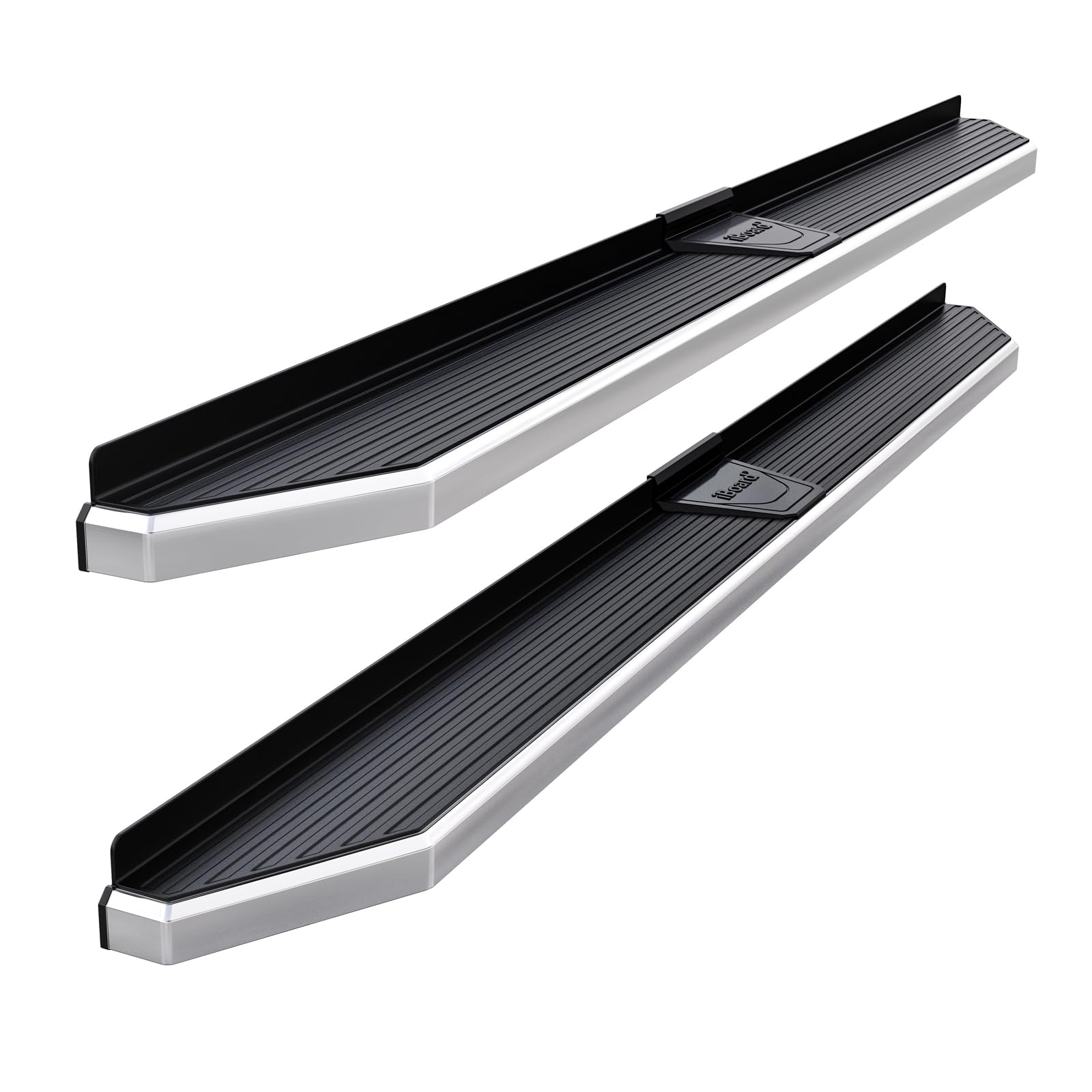 APS Polished Running Boards Style Compatible with Ford F150 2015-2025 Super Cab & F-250 F-350 Super Duty 2017-2025 (Side Steps S