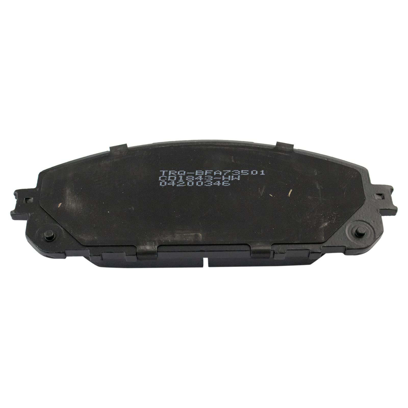 TRQ Front Brake Pads Ceramic Compatible with 2016-2021 Jeep Cherokee
