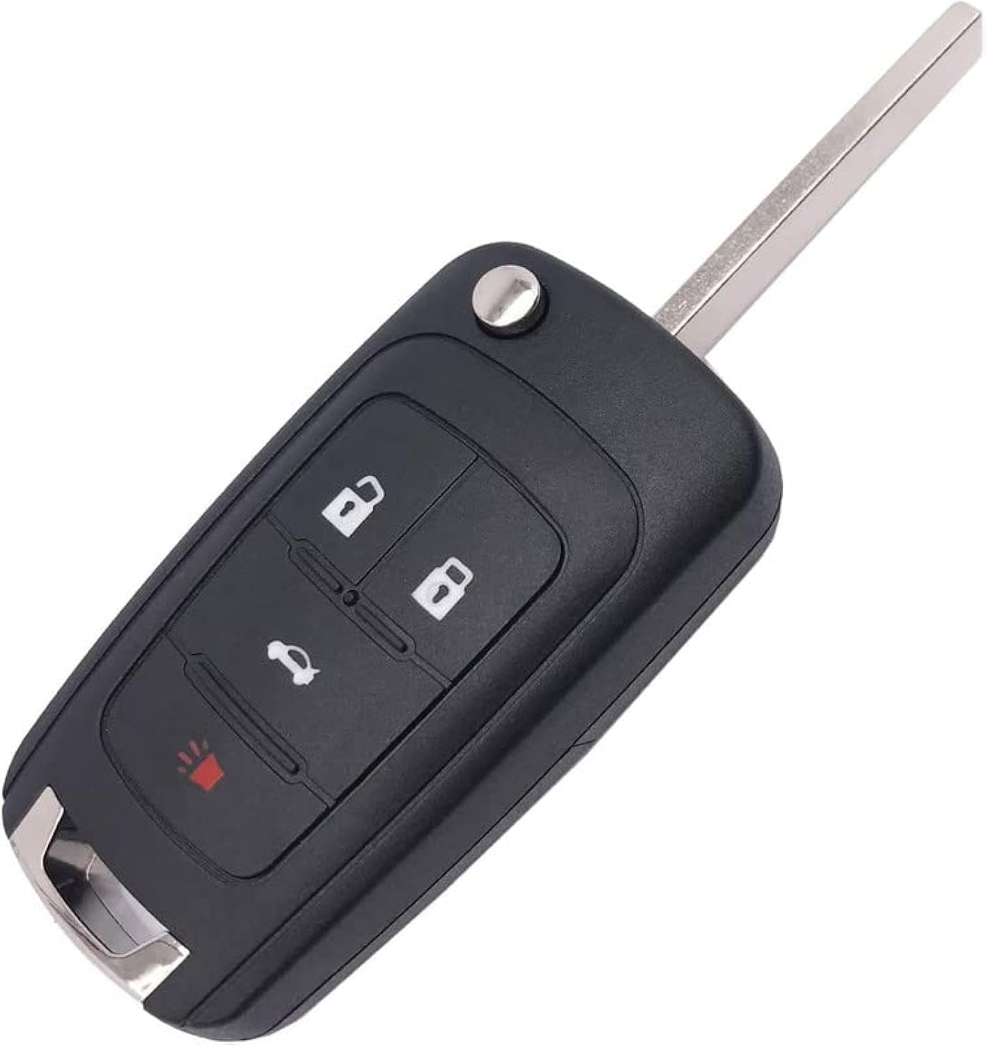 Horande Folding Flip Replacement Key Fob Cover Case fit for 2010 2012 2011 2014 Chevy Cruze Malibu Camaro Equinox Equinox Sonic 