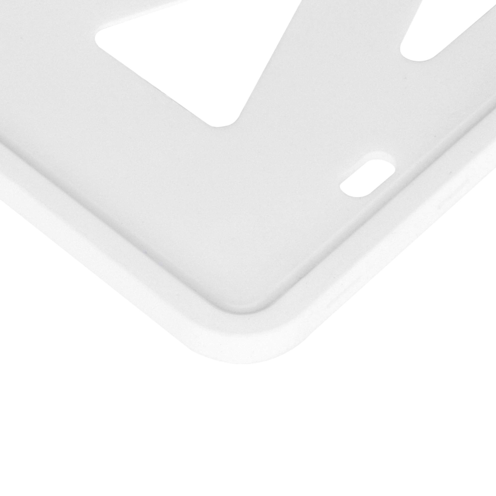 BLVD-LPF OBEY YOUR LUXURY Silicone License Plate Frame with Patented Design | Rattle-Proof, Weather-Proof, Rust-Proof Silicone L