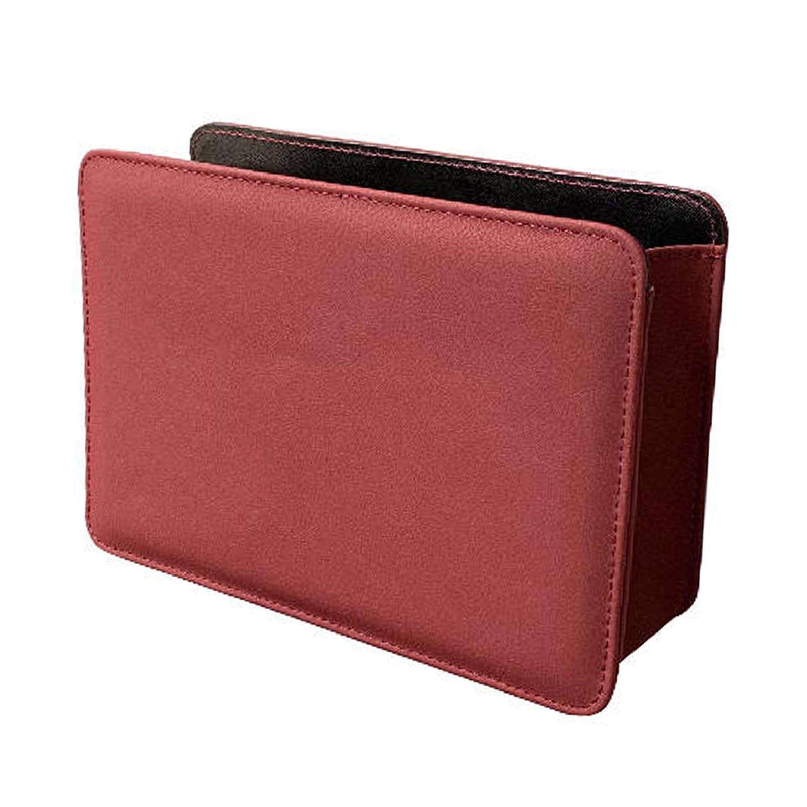 ATORSE Car Trash Can Car Dustbin Portable Car Storage Box for Trucks Auto Suvs Red