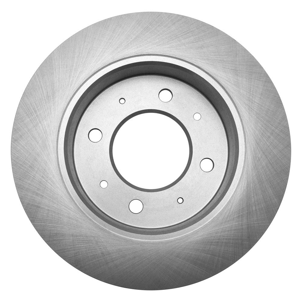 Trq Rear Brake Rotors Set Solid Compatible With 2004-2009 Kia Spectra 2005-2009 Spectra5