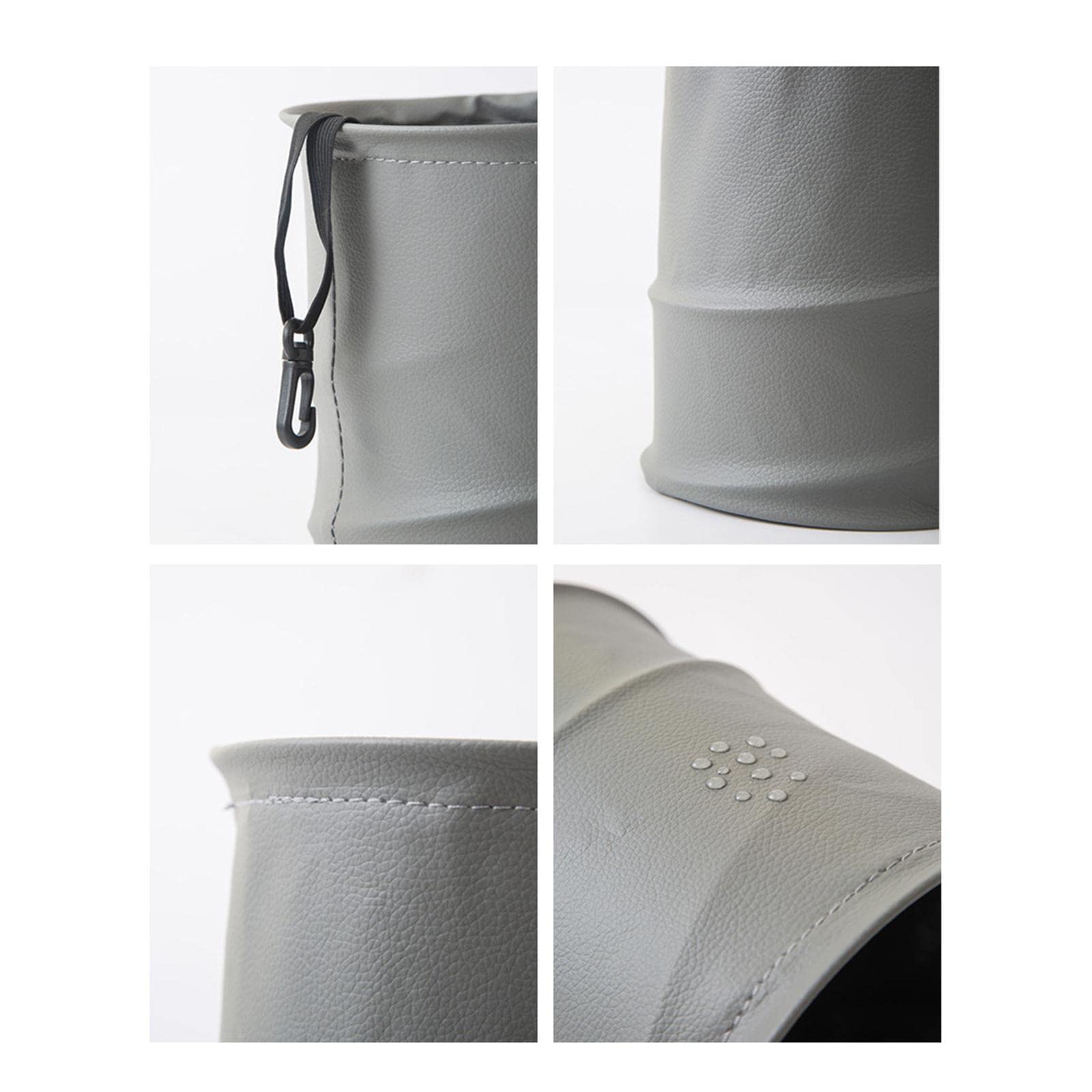 APIRILY Car Trash can artificial Leather Garbage Bin Waste Basket Rubbish Bin for Truck Aureate | Ebay Motors | Automotive Tools