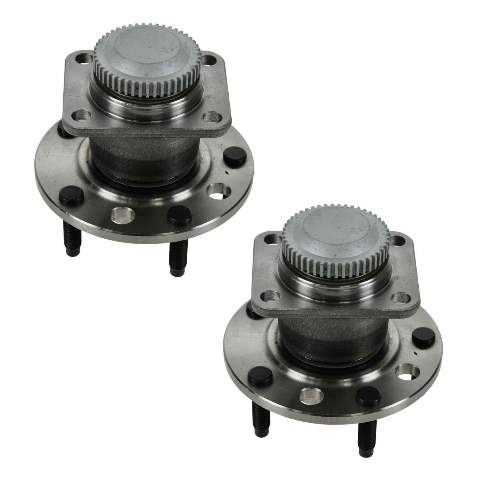 Trq Front Wheel Hub Bearings Assembly Set Compatible With 1984-1990 Chevrolet Corvette