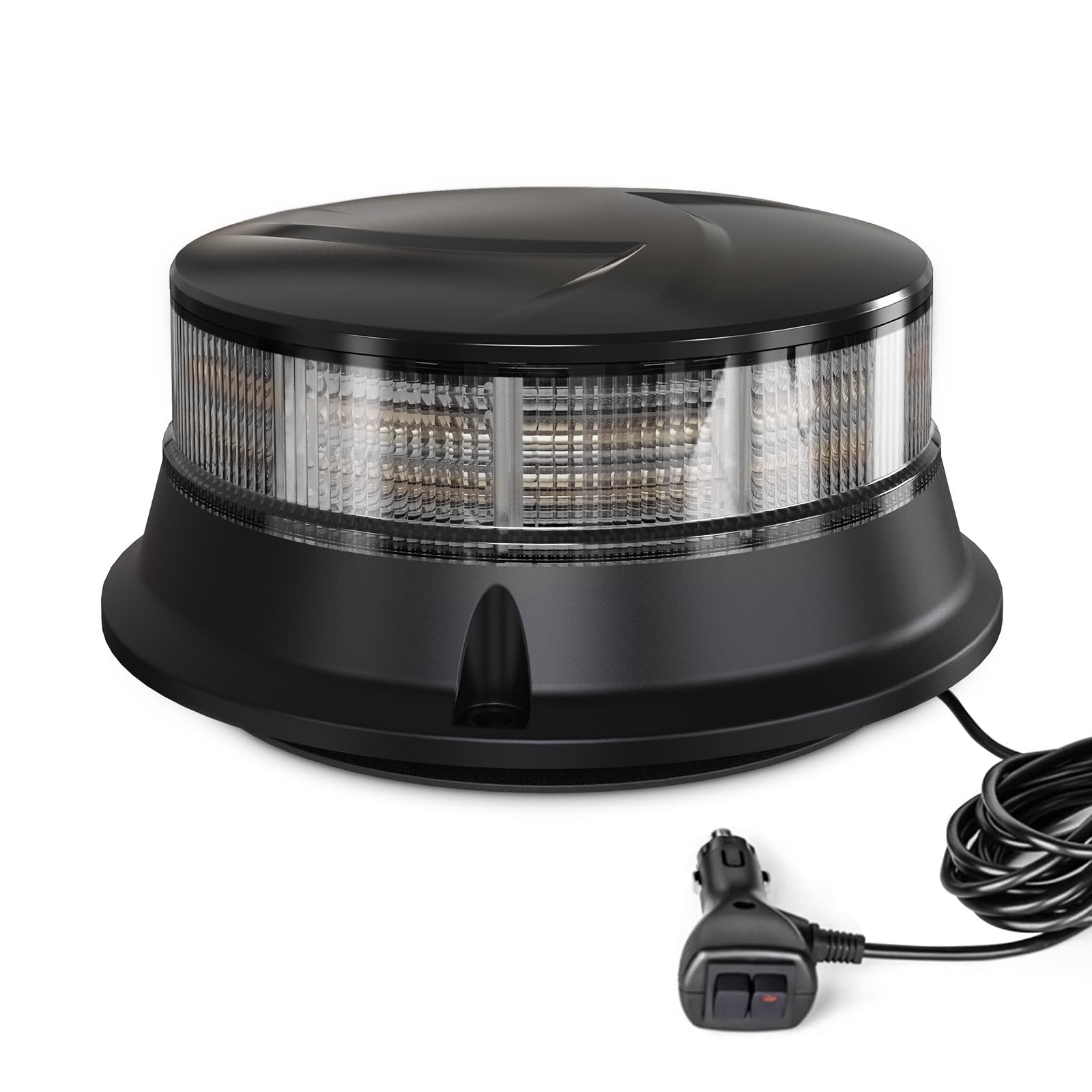 Agrieyes Smoke Lens Beacon Light, Safety Warning Lights Magnetic, Led Flashing Emergency Strobe Lights For Vehicles, Caution Haz
