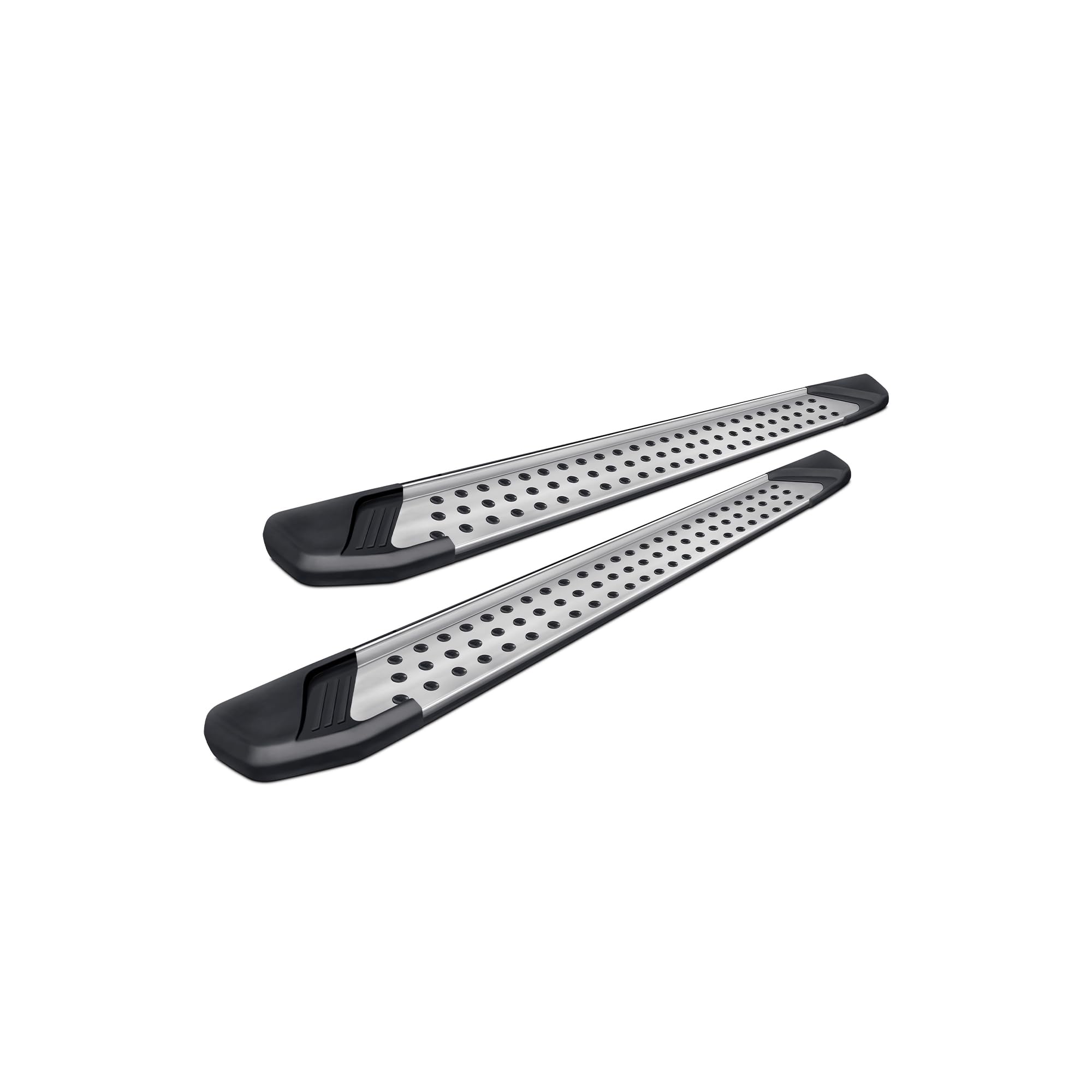 Black Horse Vortex Running Boards Aluminum Compatible With 2014-2023 Jeep Cherokee (Excludes Trail Hawk Edition)-Vo-Jpce
