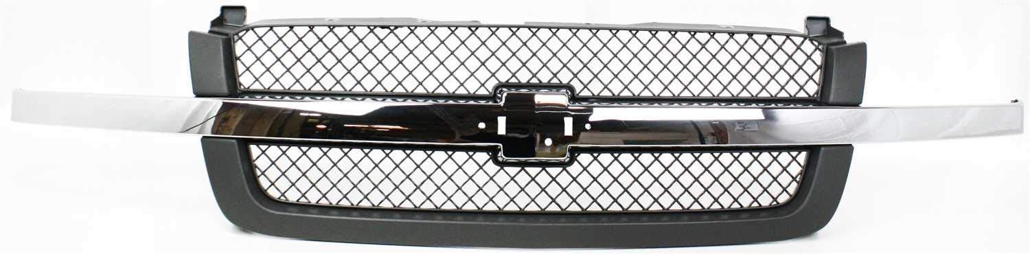 Garage-Pro Grille Assembly Compatible with 2003-2006 Chevrolet Avalanche 1500, Avalanche 2500, Silverado 1500, Silverado 2500 HD