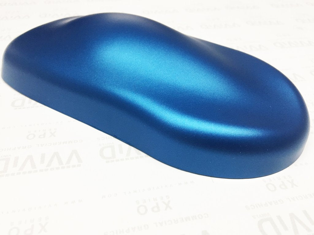 Vvivid+ Premium Vinyl Wrap Film (3Ft X 5Ft, Matte Metallic Blue)