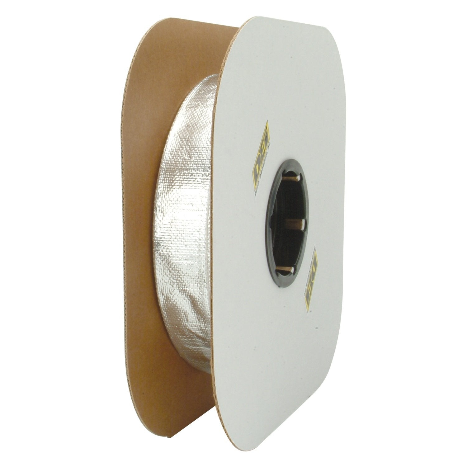 Design Engineering 010419B50 Heat Sheath 1'' I.D. x 50ft Aluminized Sleeving for Ultimate Hi-Temp Protection