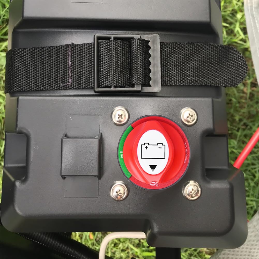 Ampper Battery Switch, 12-48 V Battery Power Cut Master Switch Disconnect Isolator For Car, Vehicle, Rv And Boat (On/Off)