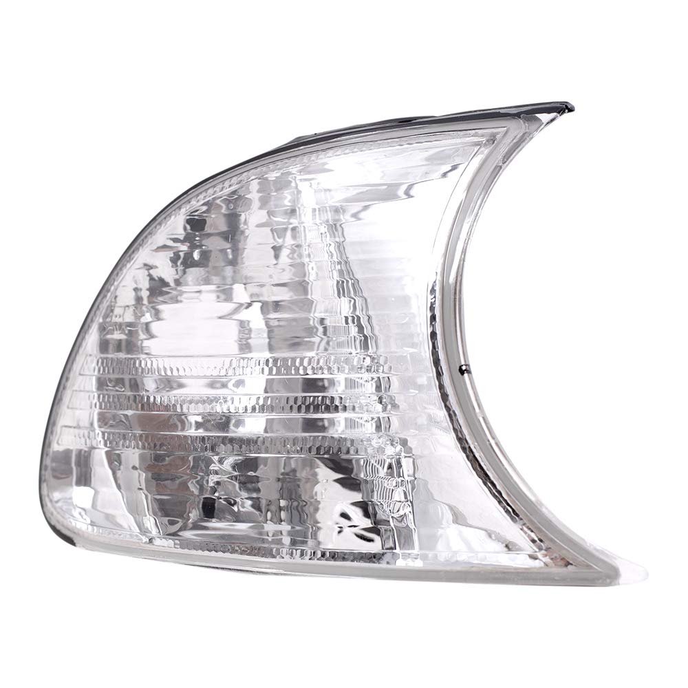 Autoandart Brock Replacement Driver And Passenger Park Signal Corner Marker Lights Lamps Clear Lens Compatible With 1999-2001 3