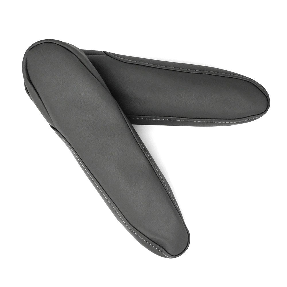 Dkiigame Odyssey Armrest Cover Replacement,Leather Seat Armrest Covers For 2005-2010 Honda Odyssey(Darker Gray)