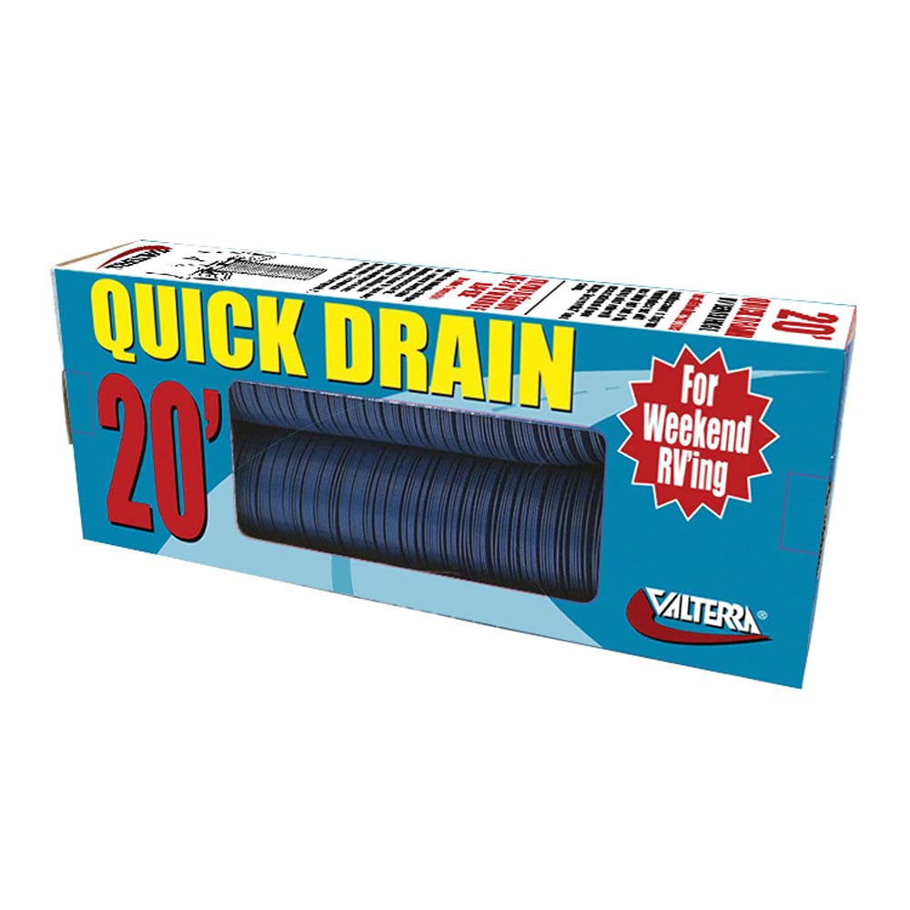 Valterra D04-0046 Quick Drain Standard RV Sewer Hose - 20 (Boxed)
