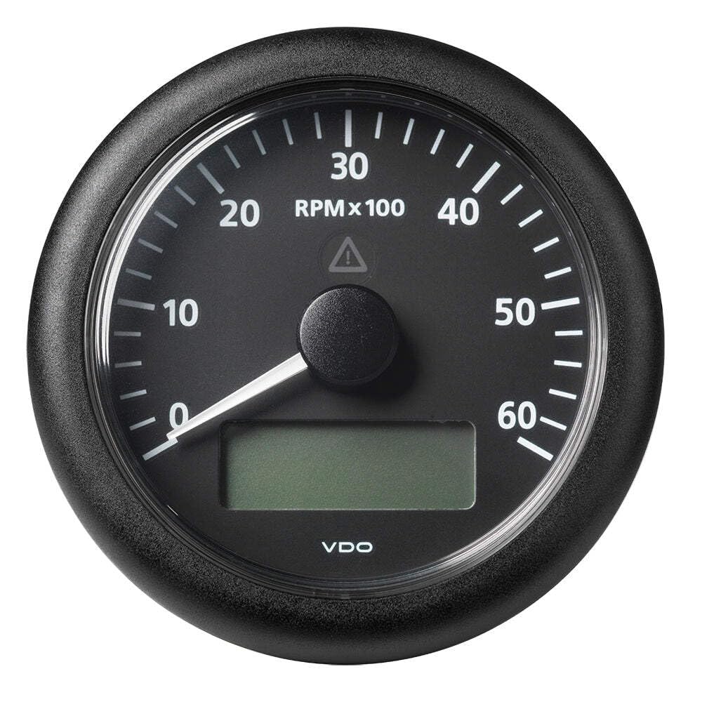 Veratron 3-3/8'' (85Mm) Viewline Tachometer W/Multi-Function Display - 0 To 6000 Rpm - Black Dial & Bezel
