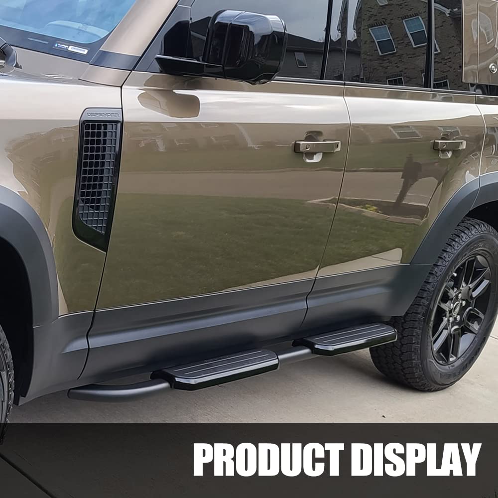 Snailfly Running Boards Side Steps Fit For Land Rover Defender 110 130 L663 4Door 2020 2021 2022 2023 2024 2025