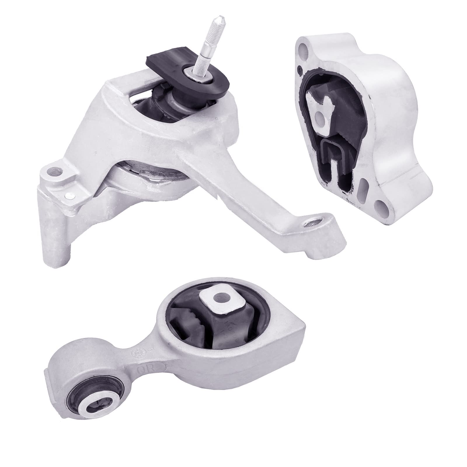 Engine Motor Mount 3 Pcs Compatible With Fits 2007-2017 Nissan Altima 2.5L A4350 A4353 A4339 11350-Ja00A 11210-Ja000 11360-Ja000