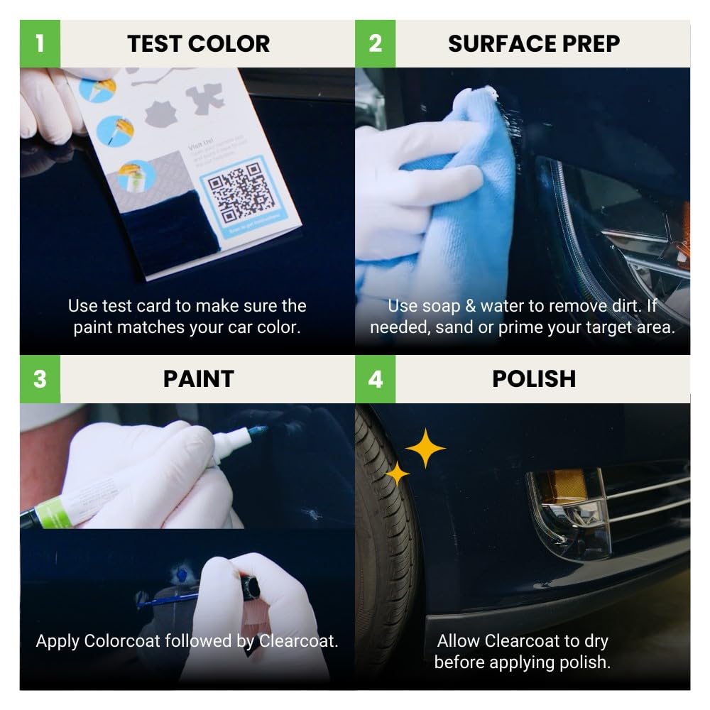 Touchupdirect C5E Alvite Gray Metallic Compatible With Bmw Exact Match Touch Up Paint Combo - Essential Kit