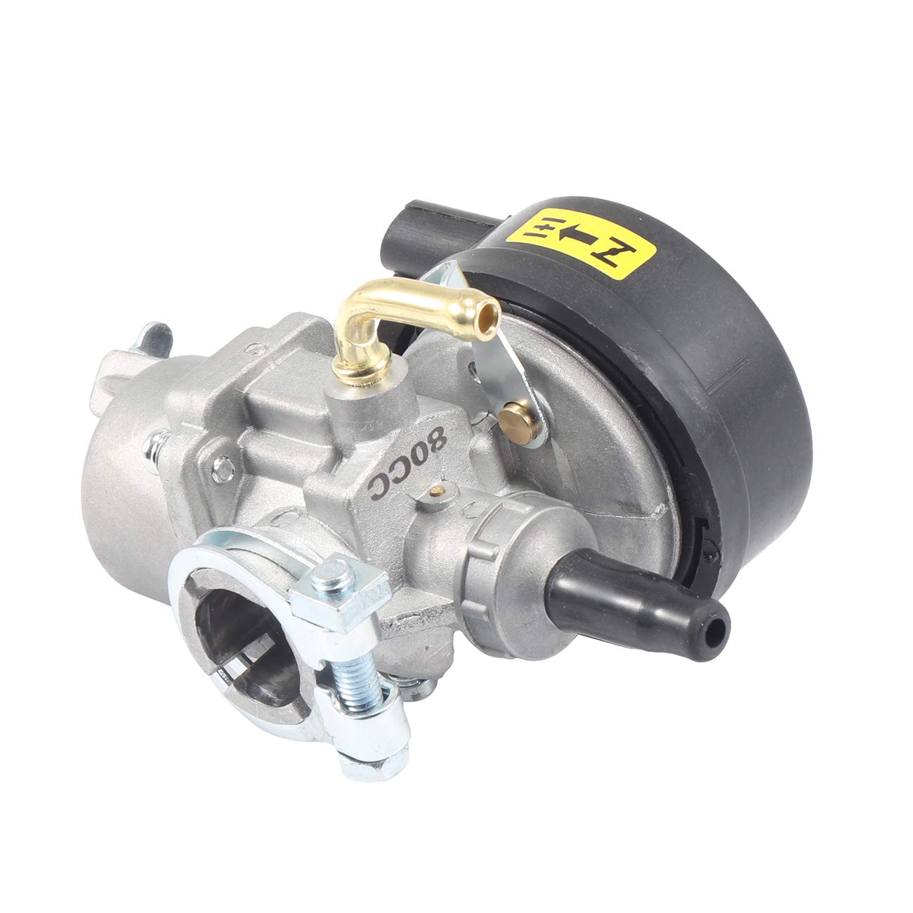 Jrl 49Cc 60Cc 66Cc 80Cc Carburetor 2 Stroke Engine Motorized Bicycle Bike Carb … (Silver)