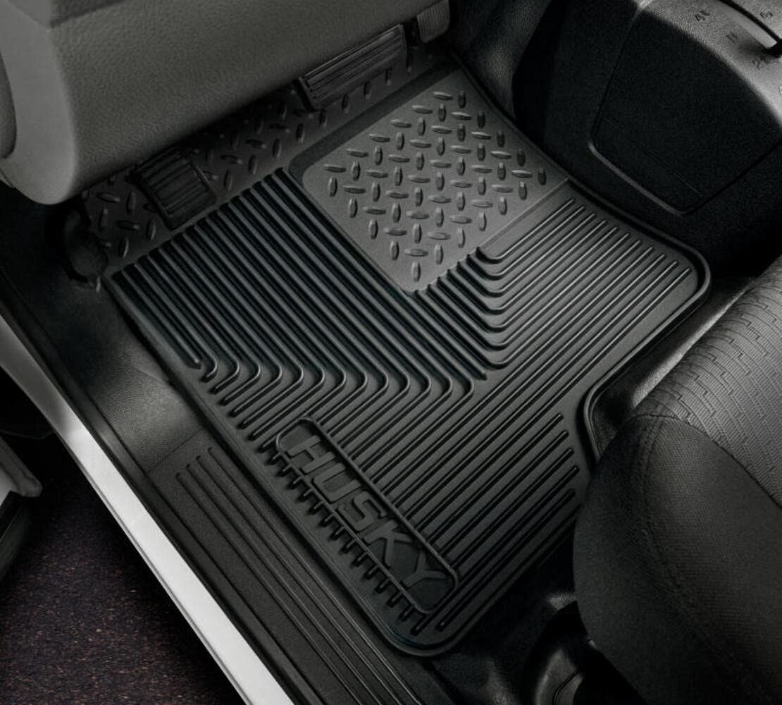 Husky Liner 53001 Heavy Duty Thermoplastic Elastomer Black Center Hump Floor Mat