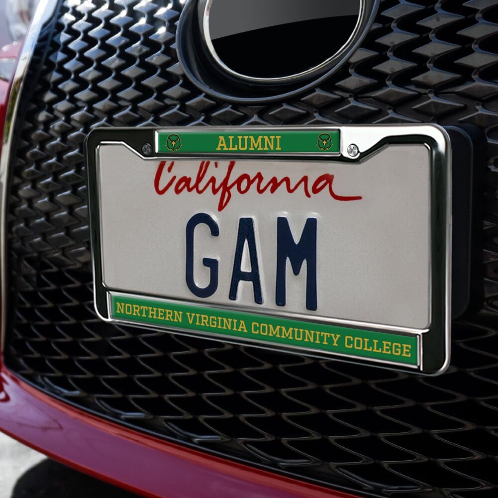 Northern Virginia Community College Alumni Full Size Standard License Plate Metal Frame