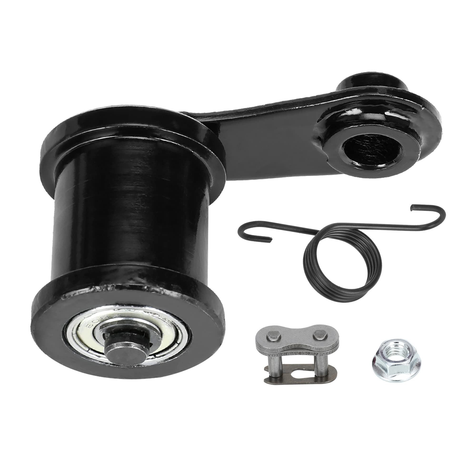 Grehua Chain Tensioner With 1-3/4'' Roller Spring Master Link For 212Cc 196Cc 6.5Hp Ct200U Trail Ct200U-Ex Bt200X Hensim Baja He