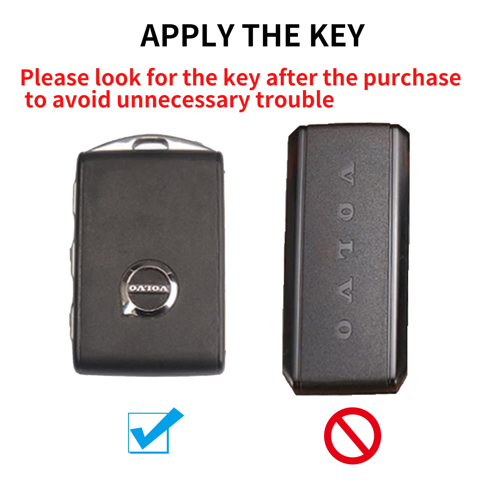 Lcxwzndy For Volvo Key Fob Cover