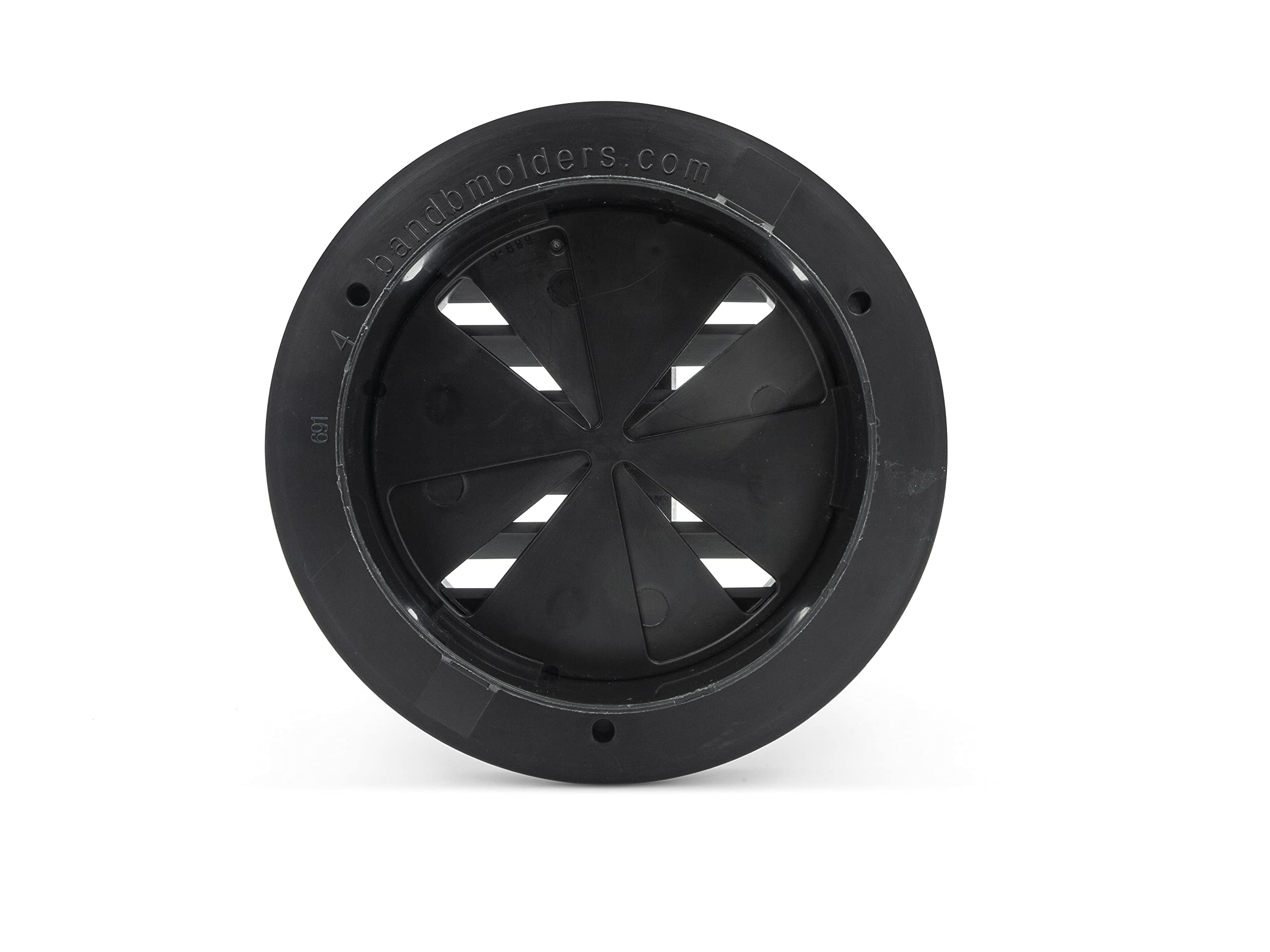 Thetford Thermovent 4 Inch Ducted Heat Vent With Damper Black Pn 94268