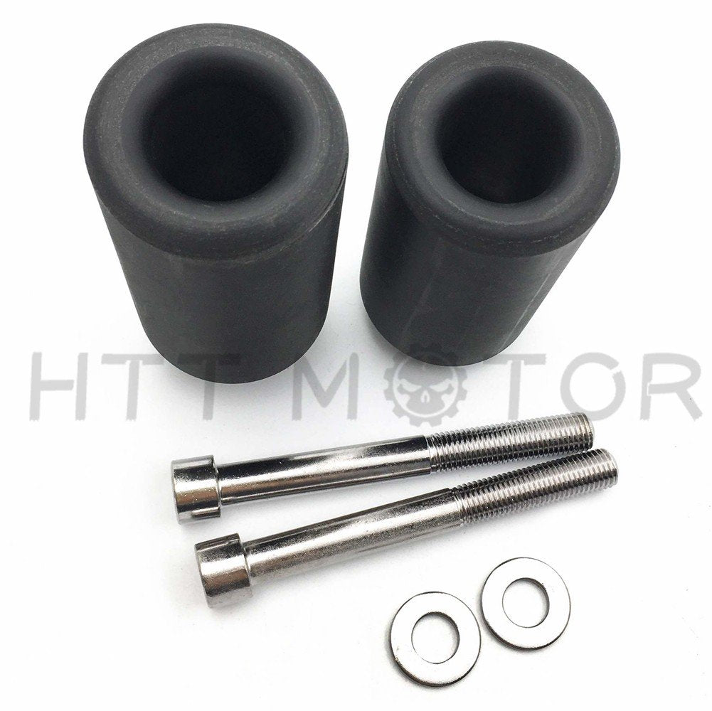 Httmt Mt219-039- No Cut Frame Slider Crash Protector Compatible With 2007 2008 Suzuki Gsxr 1000 Gsx-R Black