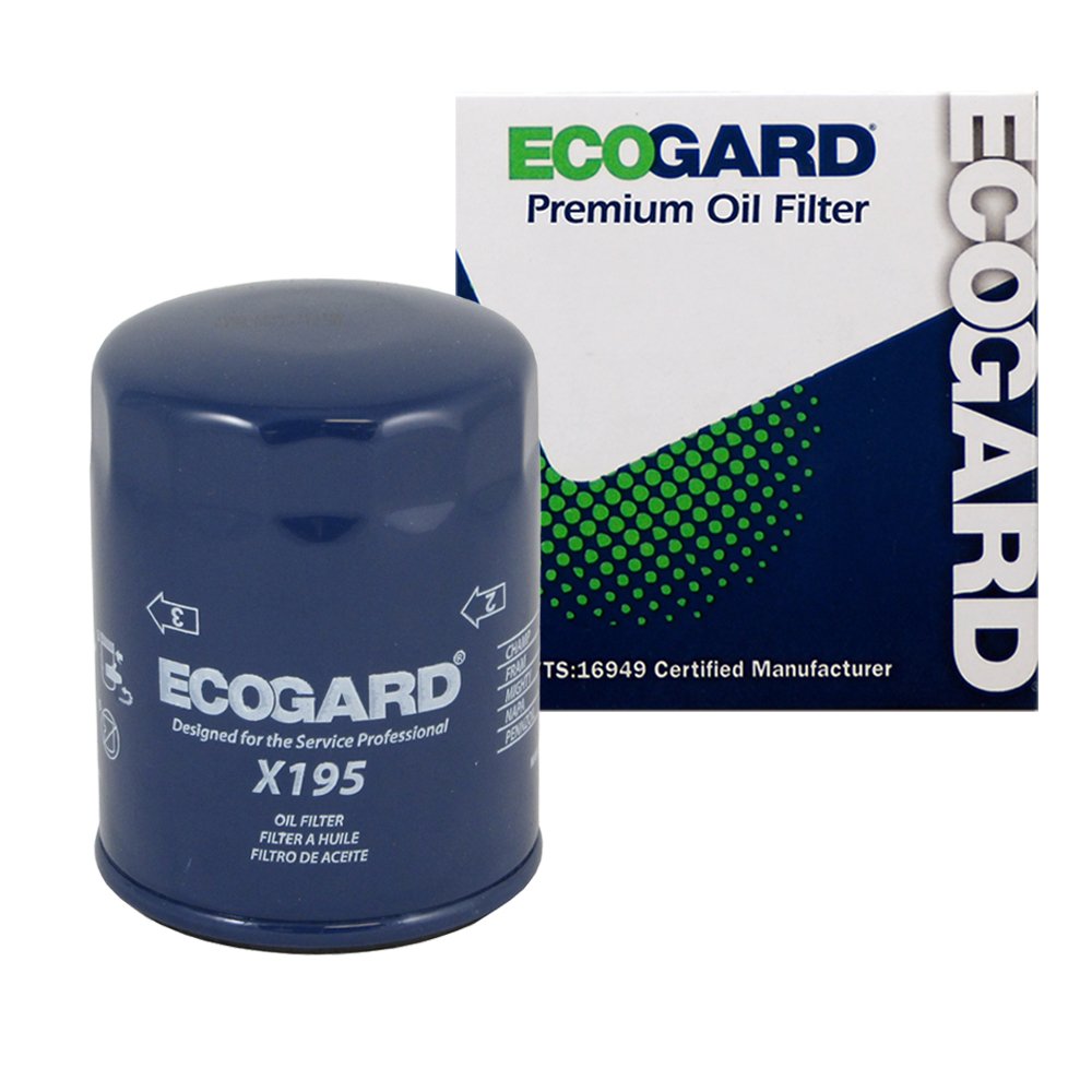 ECOGARD X195 Premium Spin-On Engine Oil Filter for Conventional Oil Fits Ford Ranger 3.0L 1991-2008, Taurus 3.0L 1986-2007, F-15
