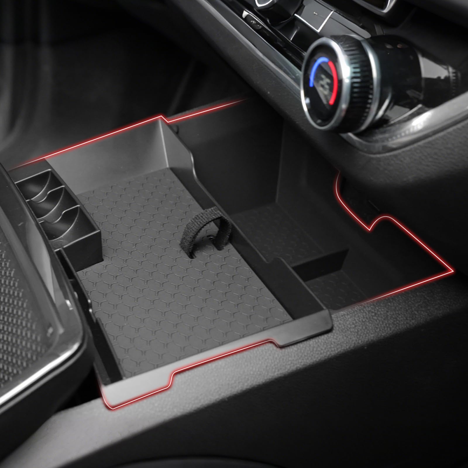 Autorder 2PCS Center Console Organizer for Chevy Chevrolet Equinox 2025-2026 Accessories Center Console Insert Tray Secondary St