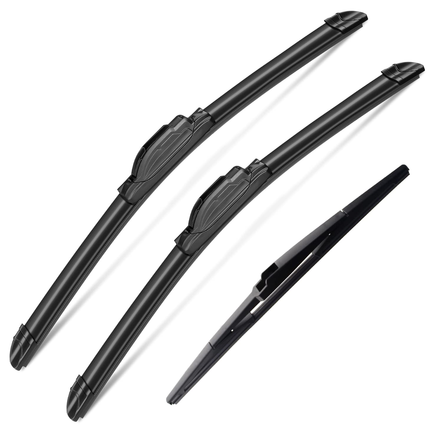 3Pcs Wipers Blades For Nissan Versa 2007 2008 2009 2010 2011, Original Equipment Replacement Automotive Replacement Windshield W