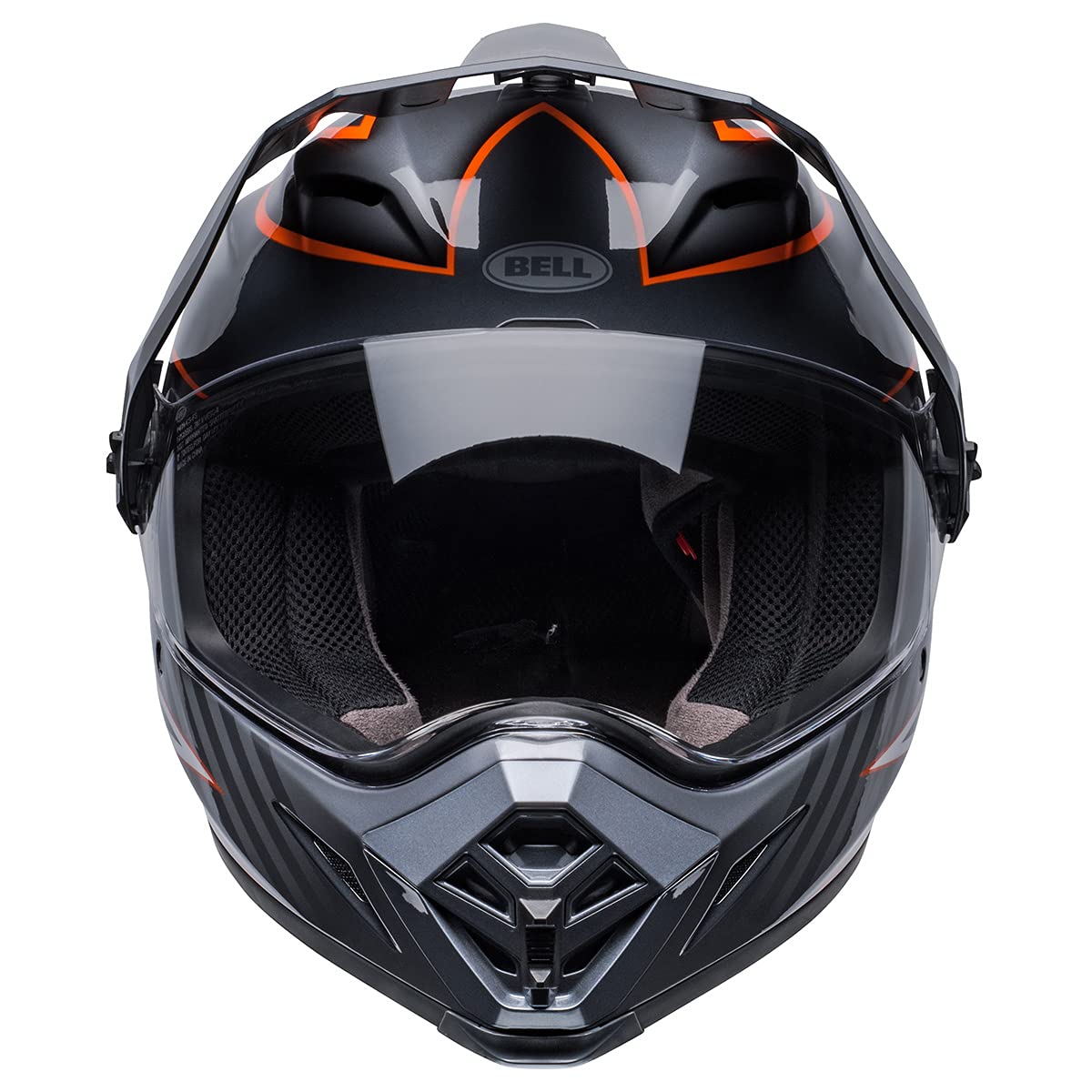 Bell Mx-9 Adventure Mips Dirt Helmet (Dalton Gloss Black/Orange - Small)
