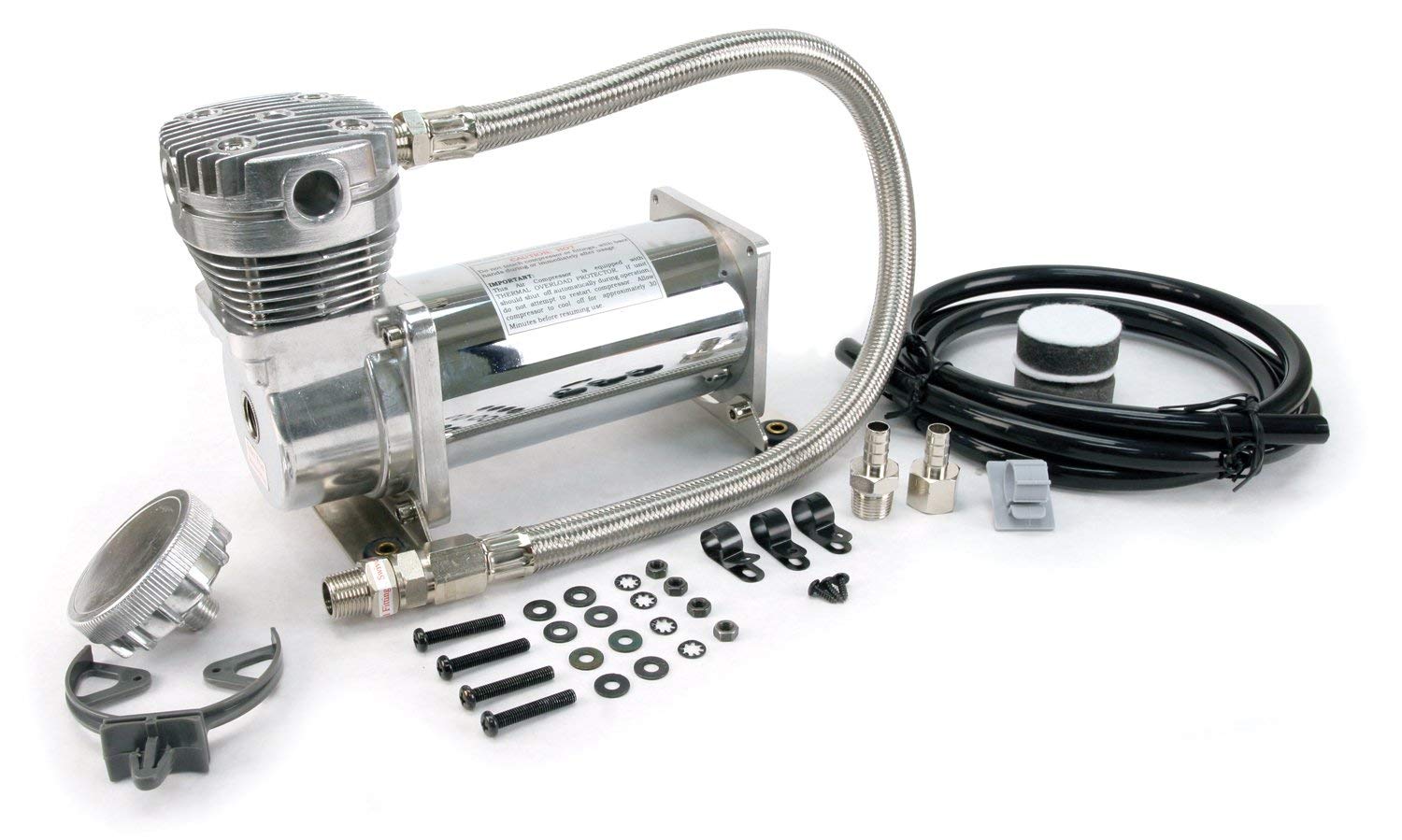 420C Chrome Compressor Kit, 3/8 inch Port (12V, 33% Duty, Sealed)
