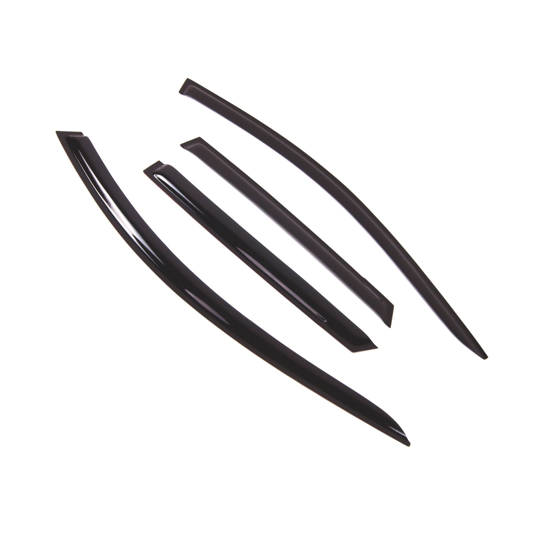 Car Window Rain Guard | Outside Mount Visors Auto Side Window Deflectors | Windows Visor Rain Shields Compatible With 2013-2017