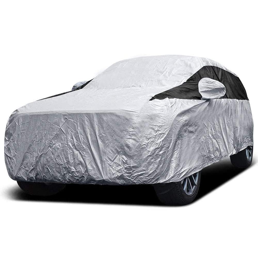 Titan Premium Multi-Layer Peva Car Cover For Mid-Size Suv 188-206''. Waterproof, Uv Protection, Anti-Scratch Protective Lining,