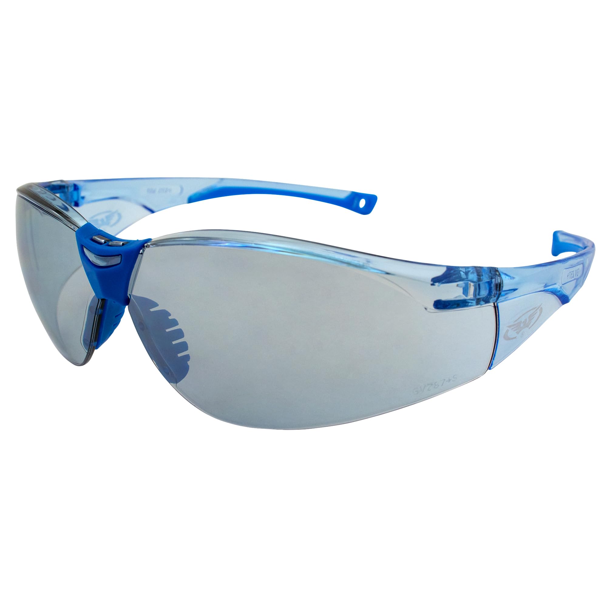Global Vision Cruisin Safety Sport Motorcycle Sunglasses (Blue)
