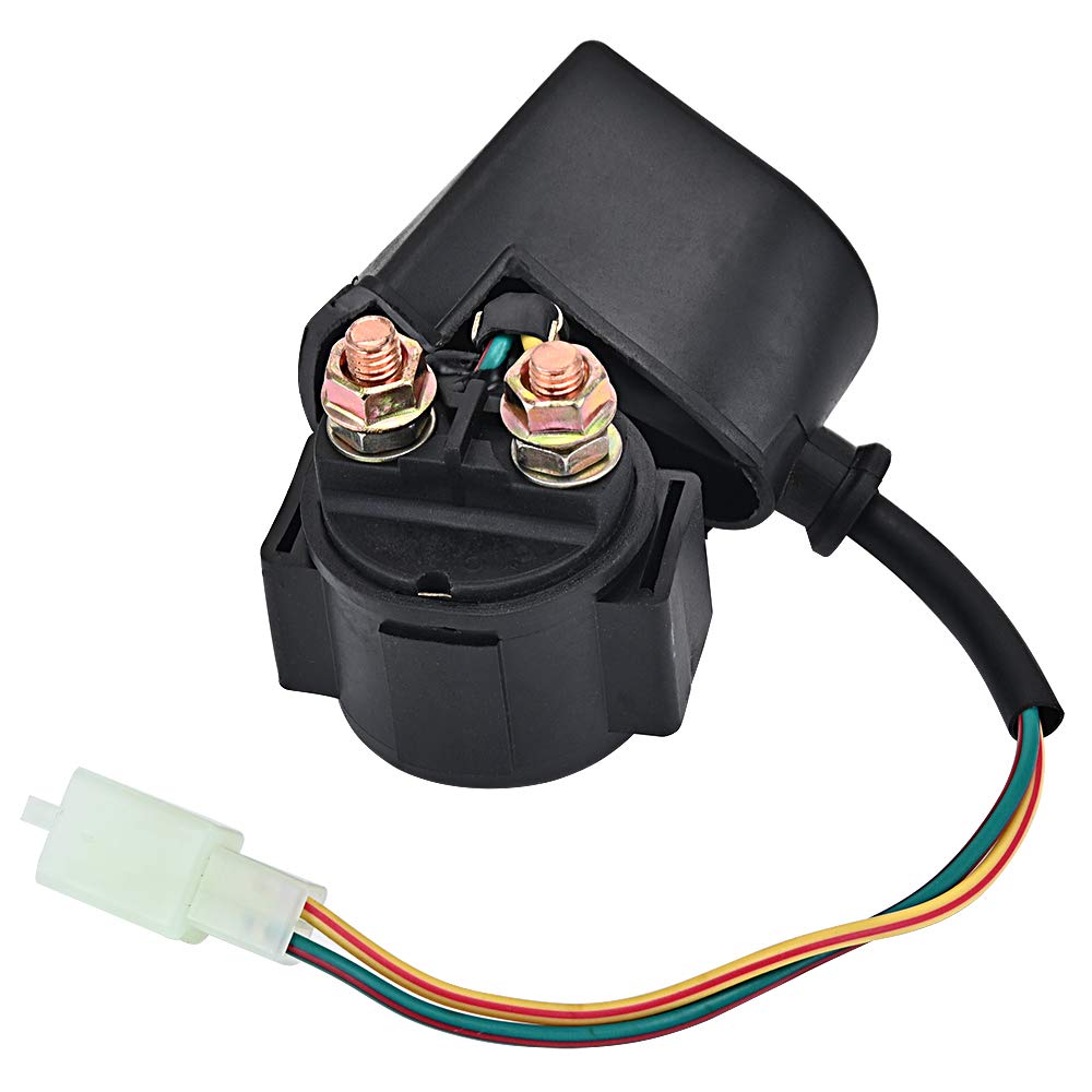 Trkimal Starter Solenoid Relay for 4-Stroke GY6 Engine 50cc 125cc 150cc 200cc 250cc Scooters Go Kart ATV Dirt Bikes Dne Buggys Q