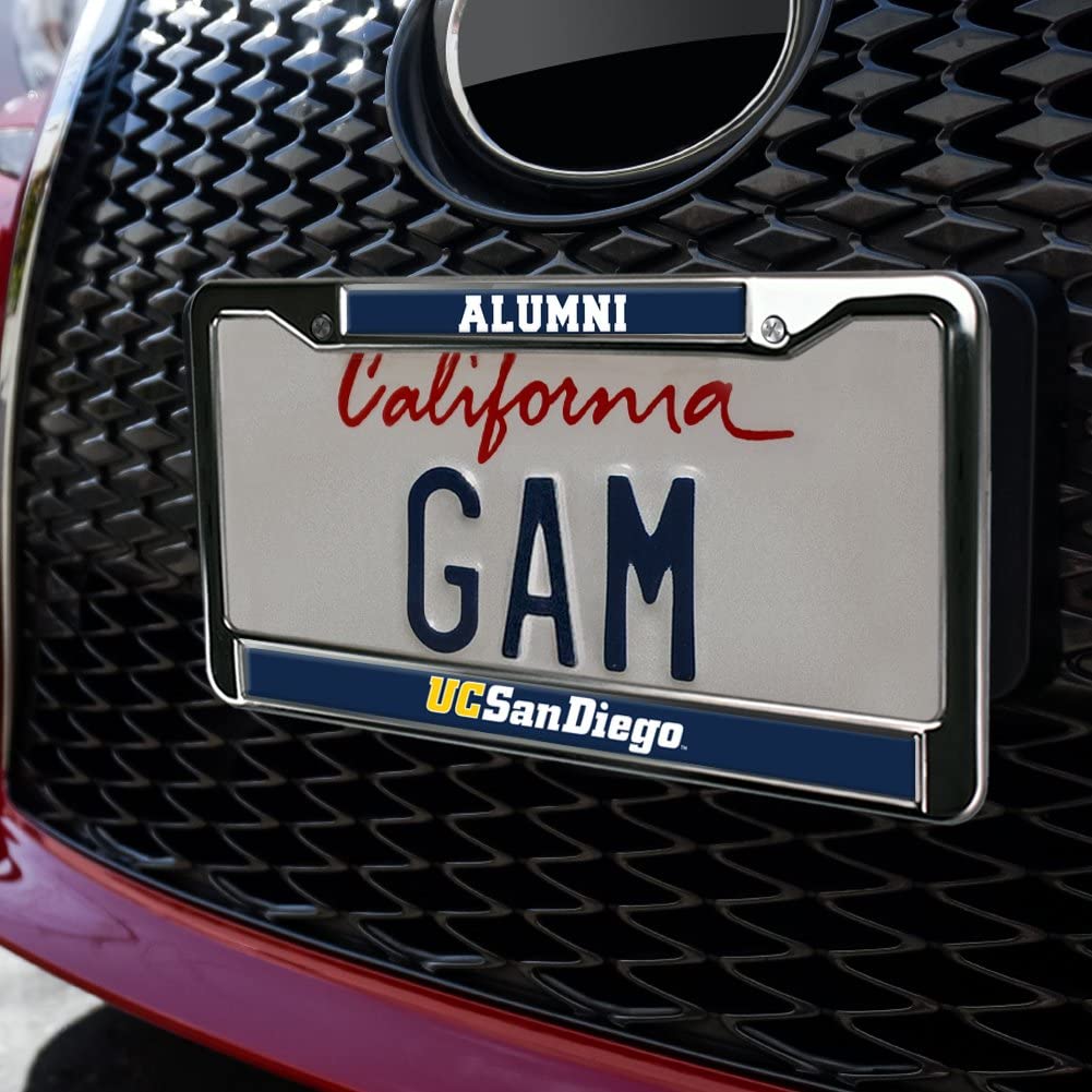 GRAPHICS & MORE UC San Diego Alumni Metal License Plate Frame - Full Size, One Size, UC San Diego Color