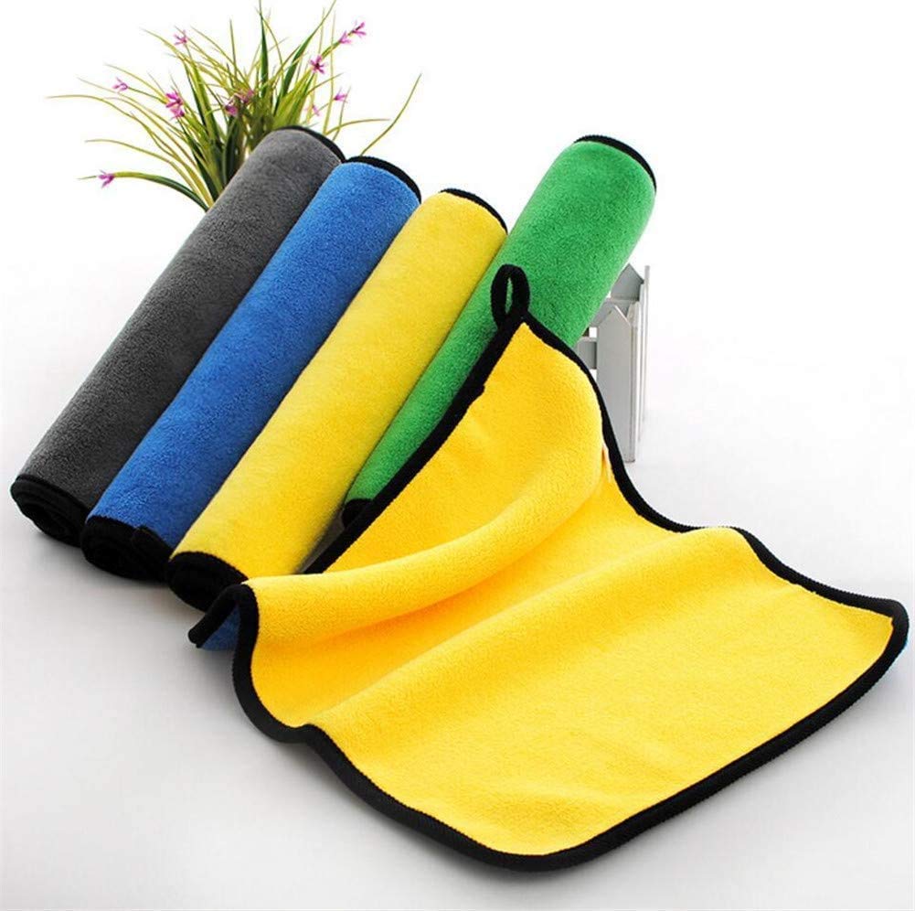 WONDERSPROUT Cleaning Cloth for Car, Kitchen, Glass & Home Ultra Soft, LintFree, Quick Dry, Towels Reusable MultiPurpose Clean