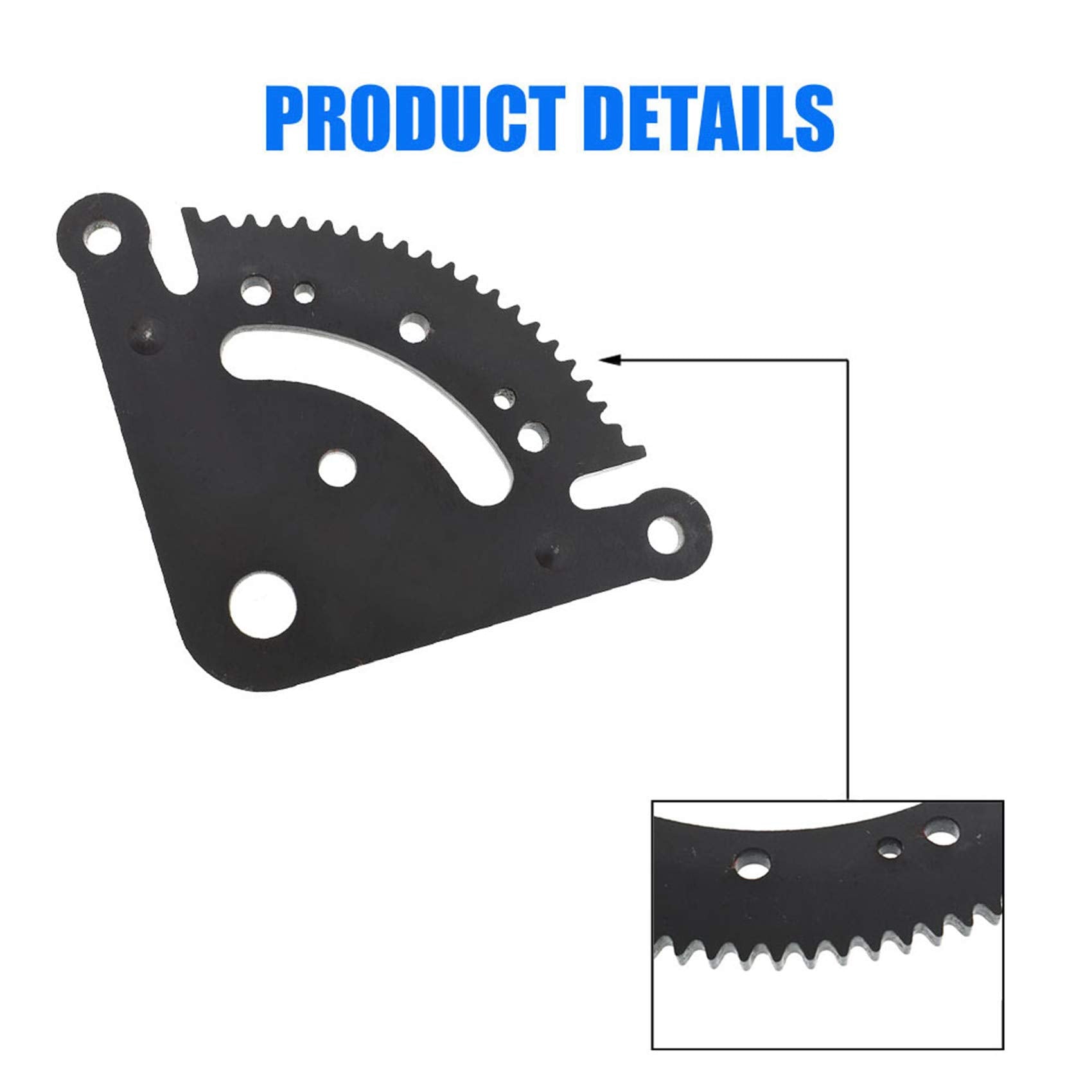Labwork Steering Sector Pinion Gear W/Bushings Replacement For John Deere D100 D105 D110 D120 D125