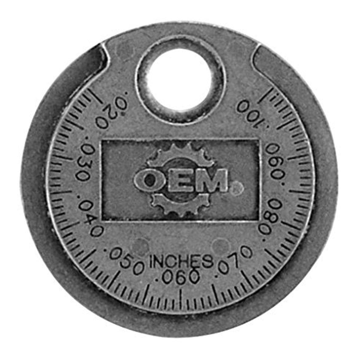 OEMTOOLS 25352 Ramp Style Spark Plug Gap Gauge, Spark Plug Gapping Tool, Spark Plug Gauge Gap Tool, Spark Plug Adjustment Tool, 