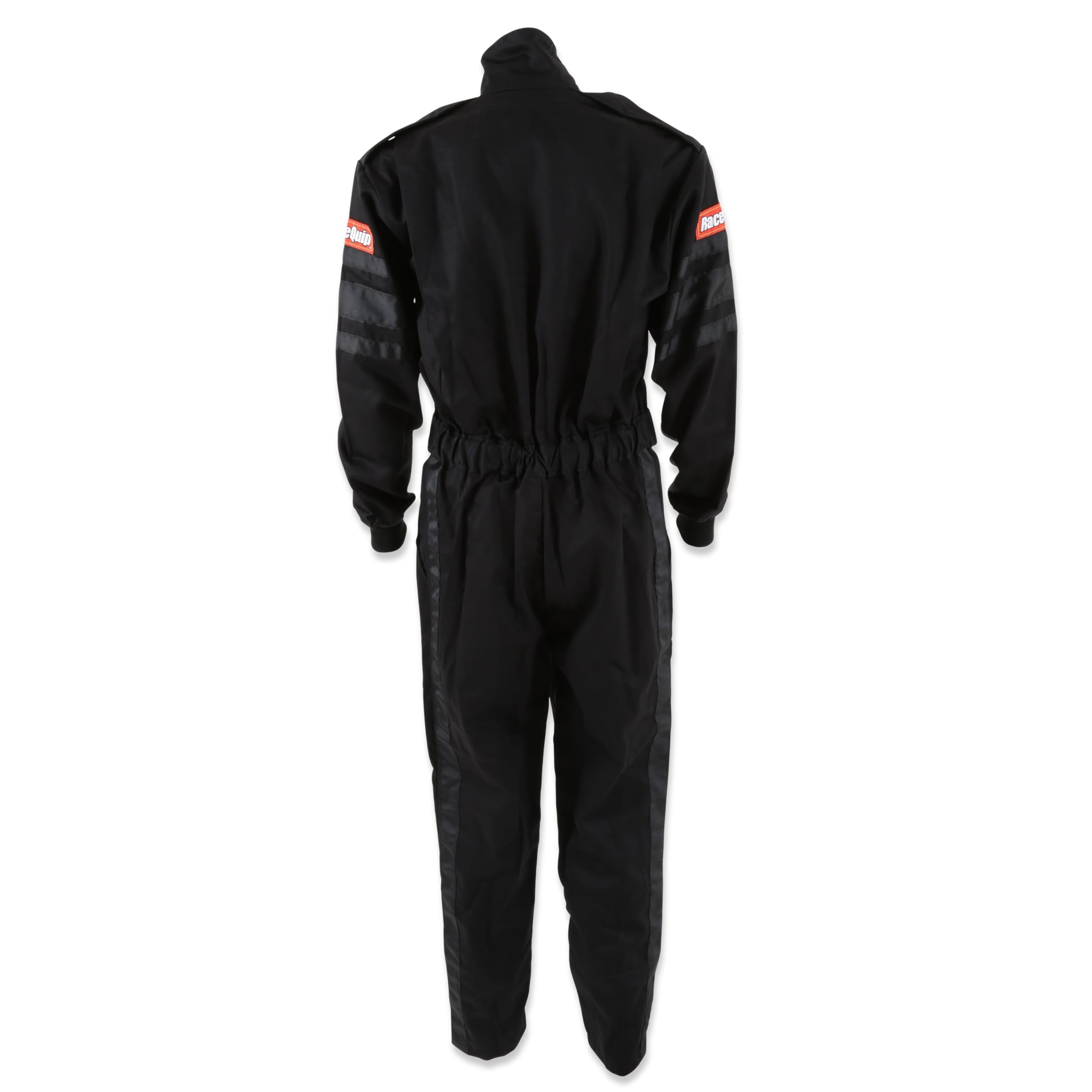 Racequip 110006Rqp 110 Series 1-Pc Driving Suit - Sfi 3.2A/1 - Black - Xl