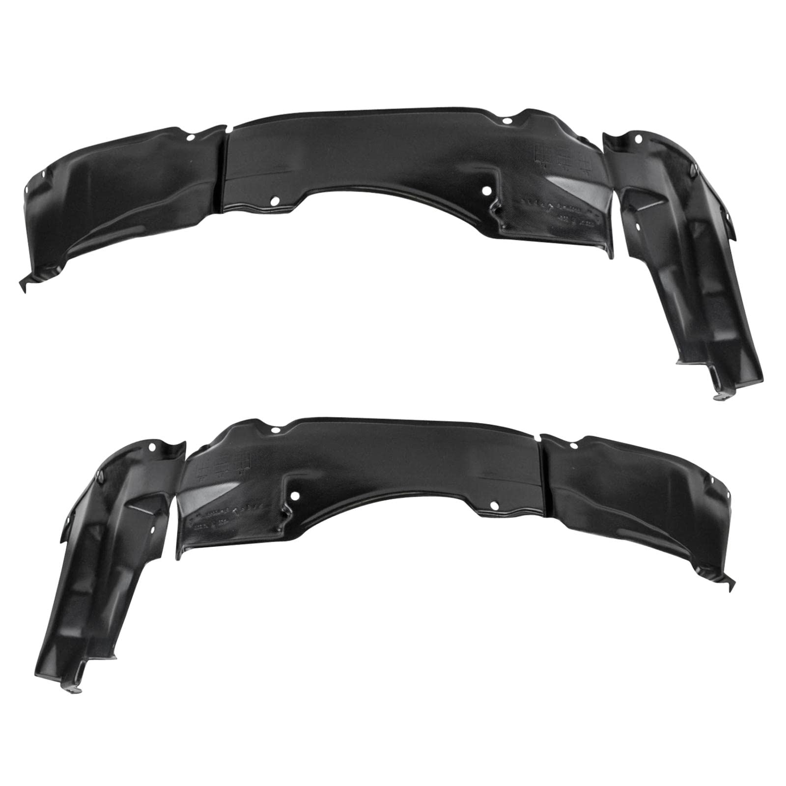Trq Inner Fender Liner Set Compatible With 1995-1998 Eagle Talon 1995-1997 Mitsubishi Eclipse Mi1250102 Mi1251102