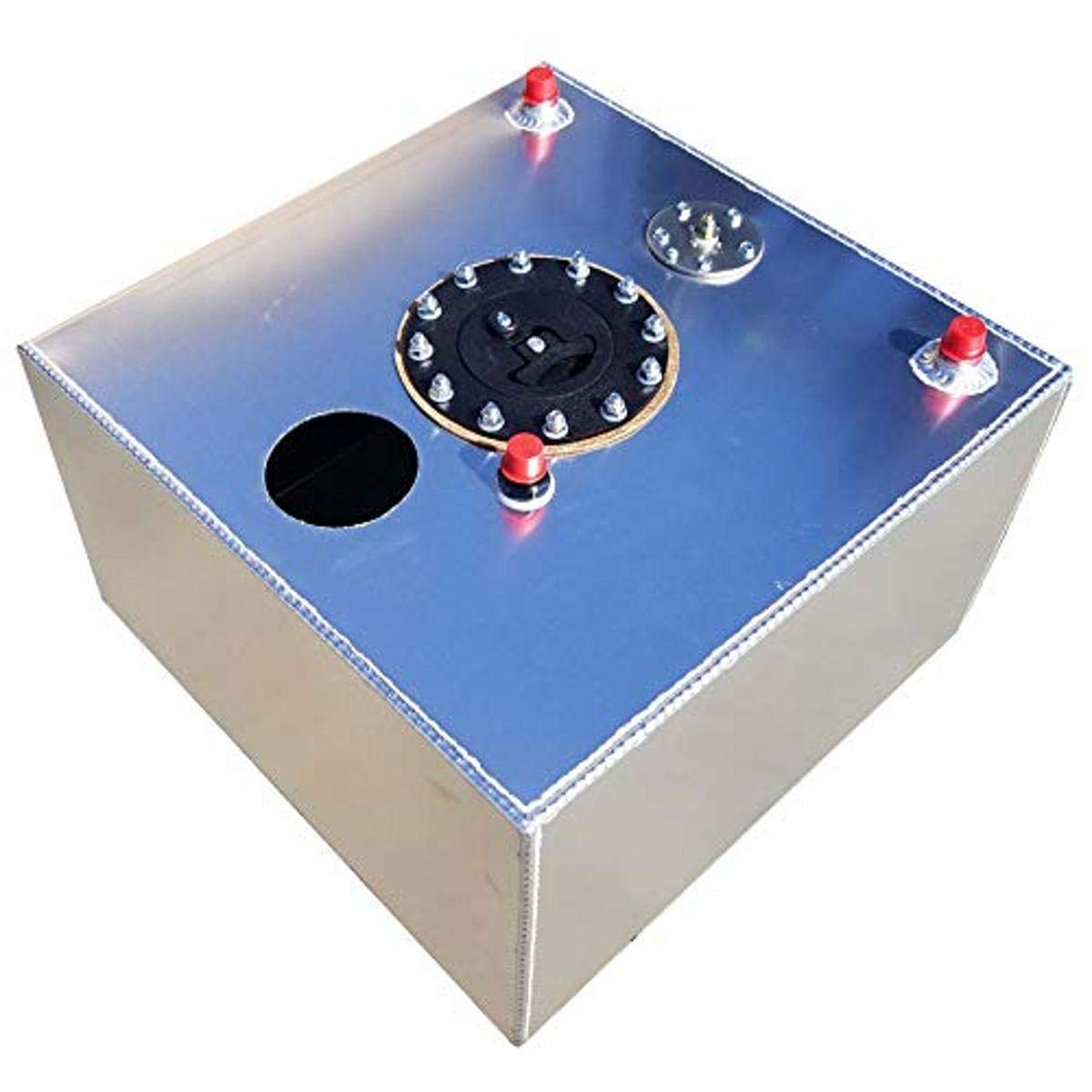 Rci Fuel Cell, 12 Gal, 17 X 17 X 10 In Tall, 8 An Male Outlet, 8 An Male Vent, Aluminum, Natural, Each