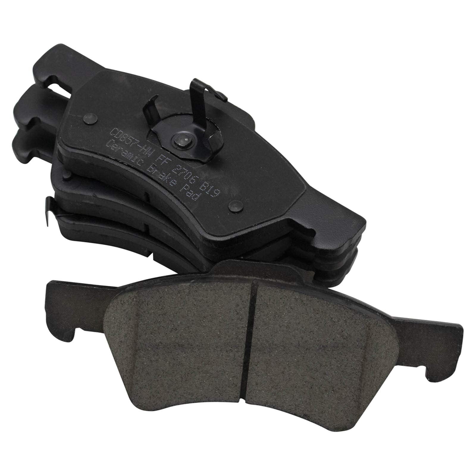 TRQ Front Brake Pads Ceramic Compatible with 2001-2007 Chrysler Town Country Dodge Caravan Grand Caravan