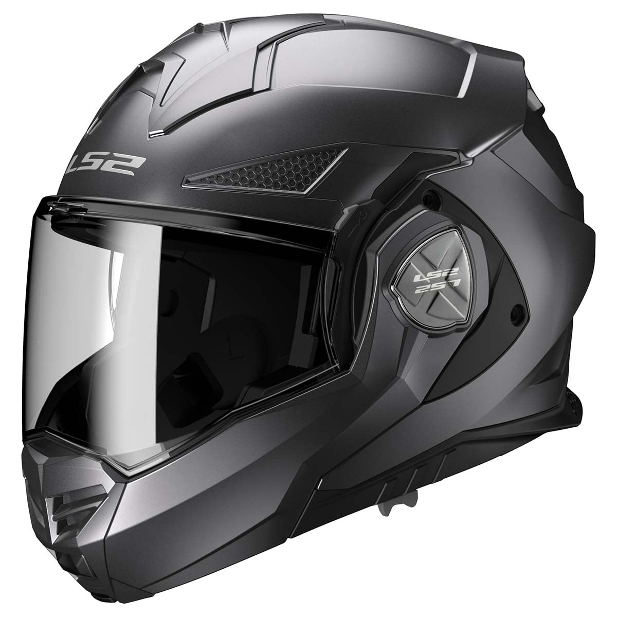 LS2 Helmets Advant X Modular Helmet (Matte Titanium - X-Large)