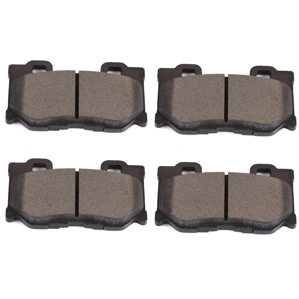 SCITOO Disc Brake Pads Kits D1347-8458 Semi Metallic Rear Brake Pads Set Fit For INFINITI For FX50 2009-2013,For INFINITI For G3