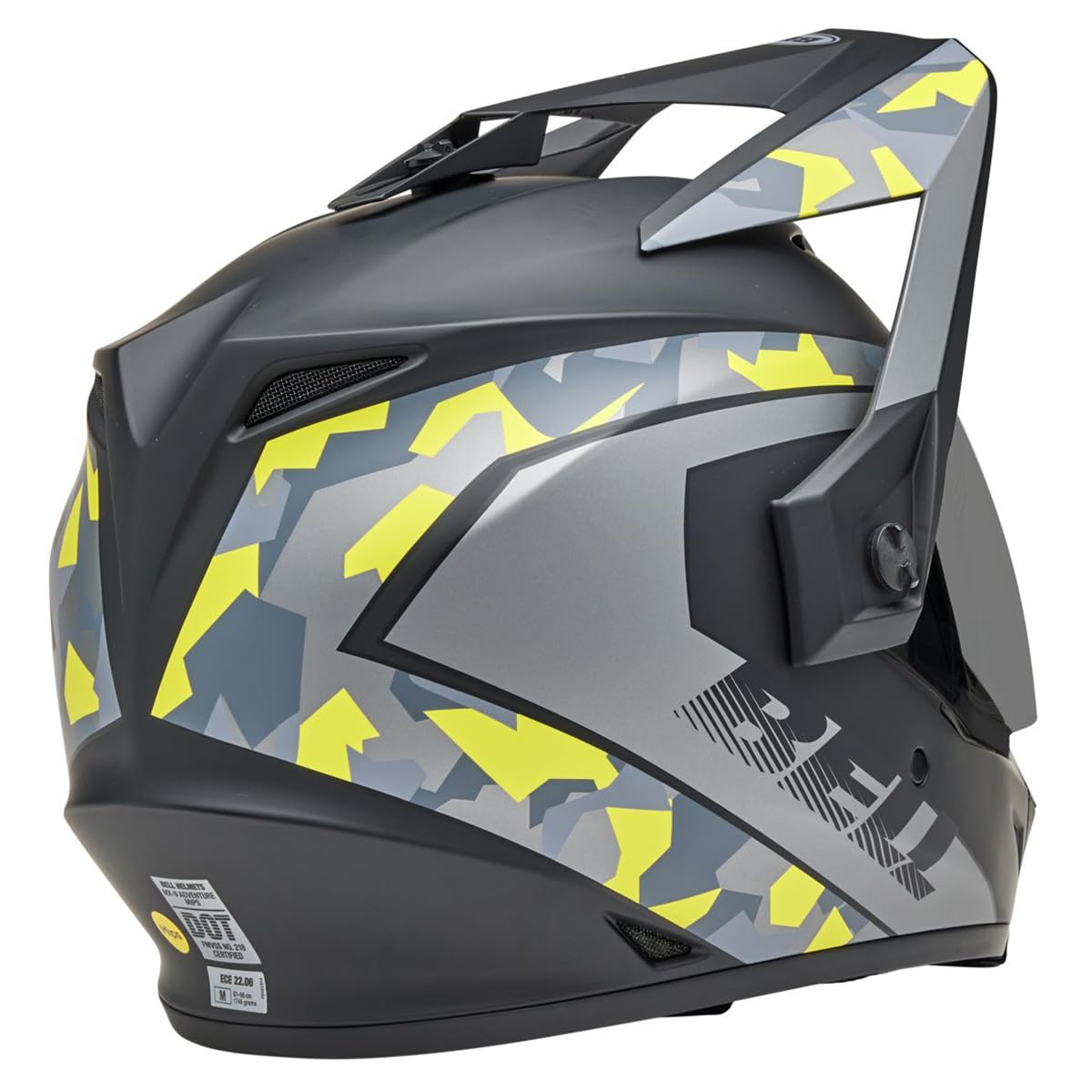 Bell Mx-9 Adventure Mips Dirt Helmet (Matte Mesa Black/Yellow Camo - Xx-Large)