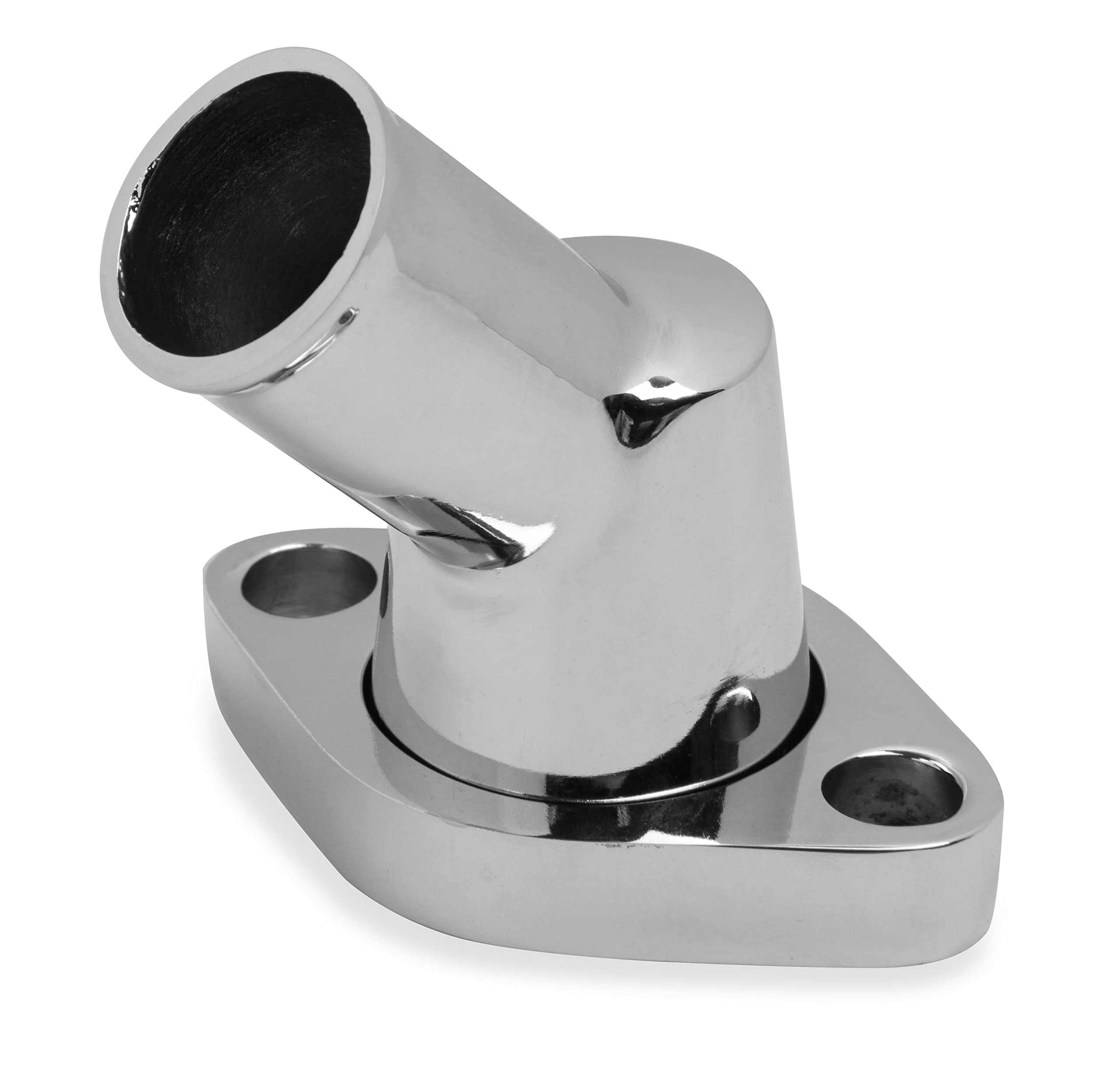 Weiand Weiand Aluminum Water Outlet, 45 Degree